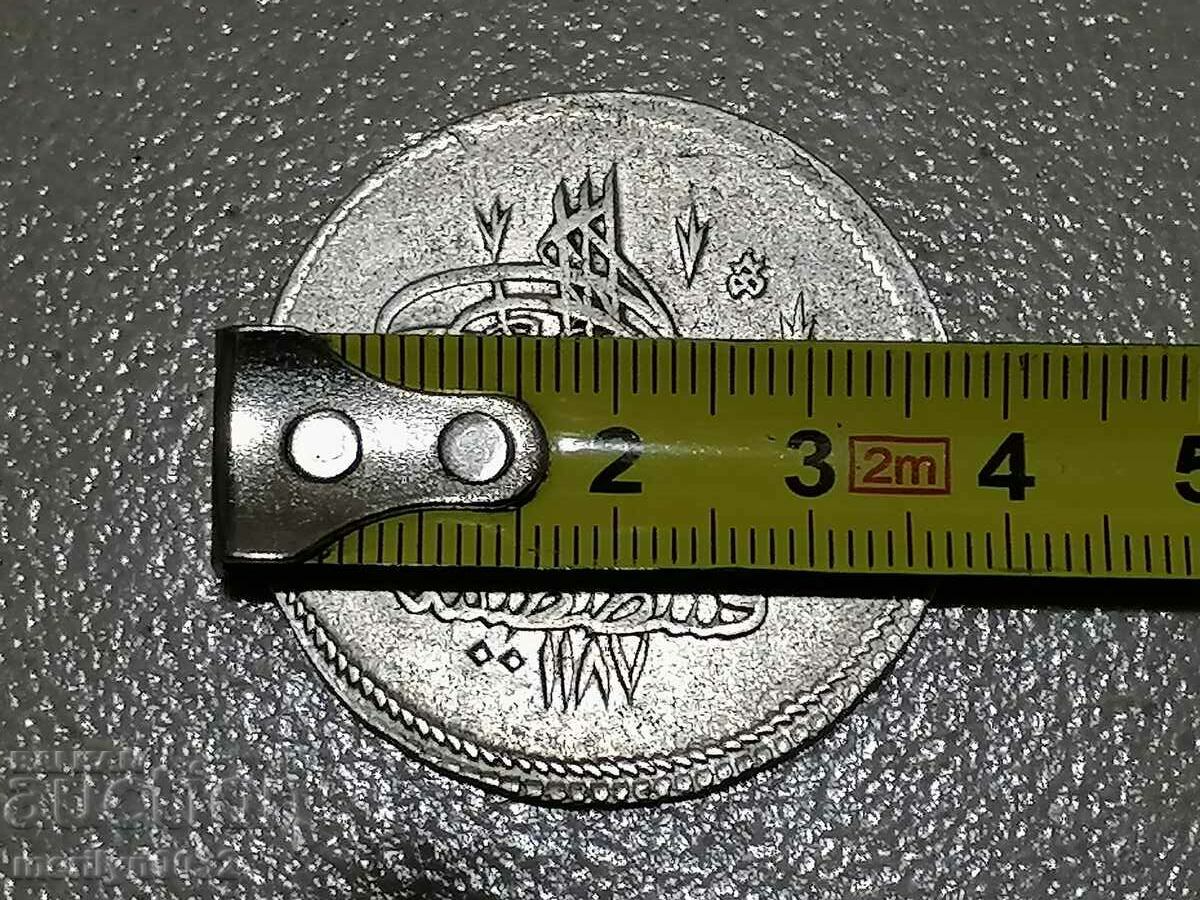 Delivery of Ottoman silver coin 19 grams silver 465/1000 1203