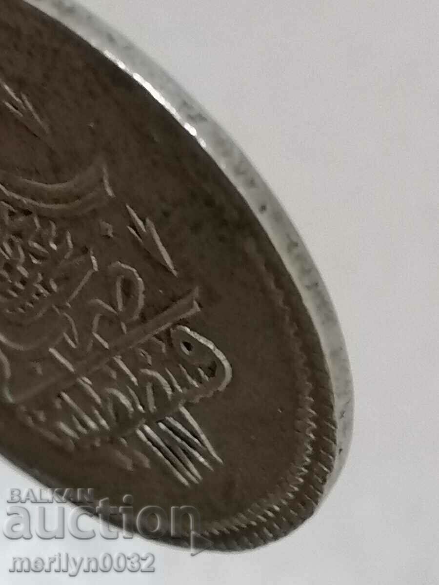 Ottoman silver coin 19 grams silver 465/1000 1203 - 5