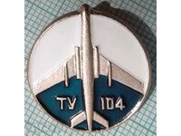 13434 Badge - USSR Aviation TU-104 aircraft