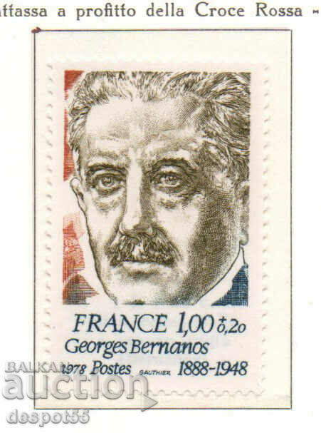 1978. France. 90 years since the birth of Georges Bernanos.