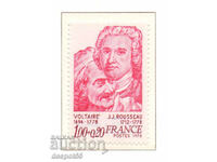 1978. Franţa. 200 de ani de la moartea lui Voltaire și Rousseau.