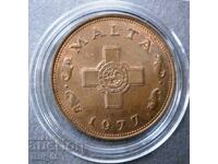 Малта 1 цент 1977