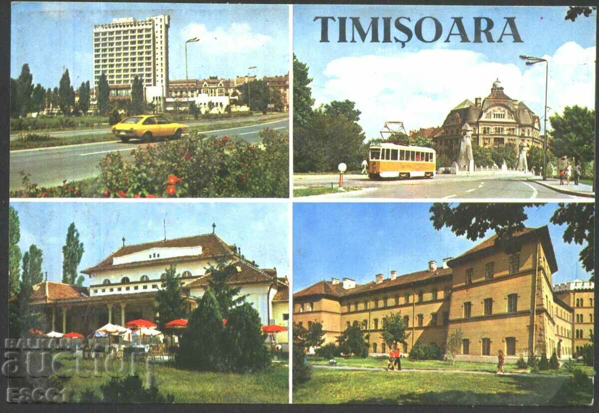 Carte poștală Timișoara Vederi din România