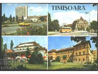 Пощенска картичка  Тимишоара Изгледи от Румъния