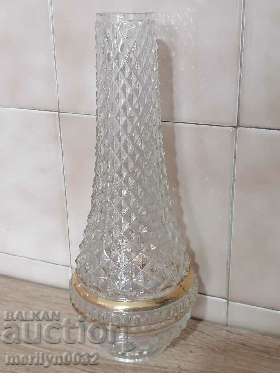 Sticlă de lampă de la o lampă veche cu gaz