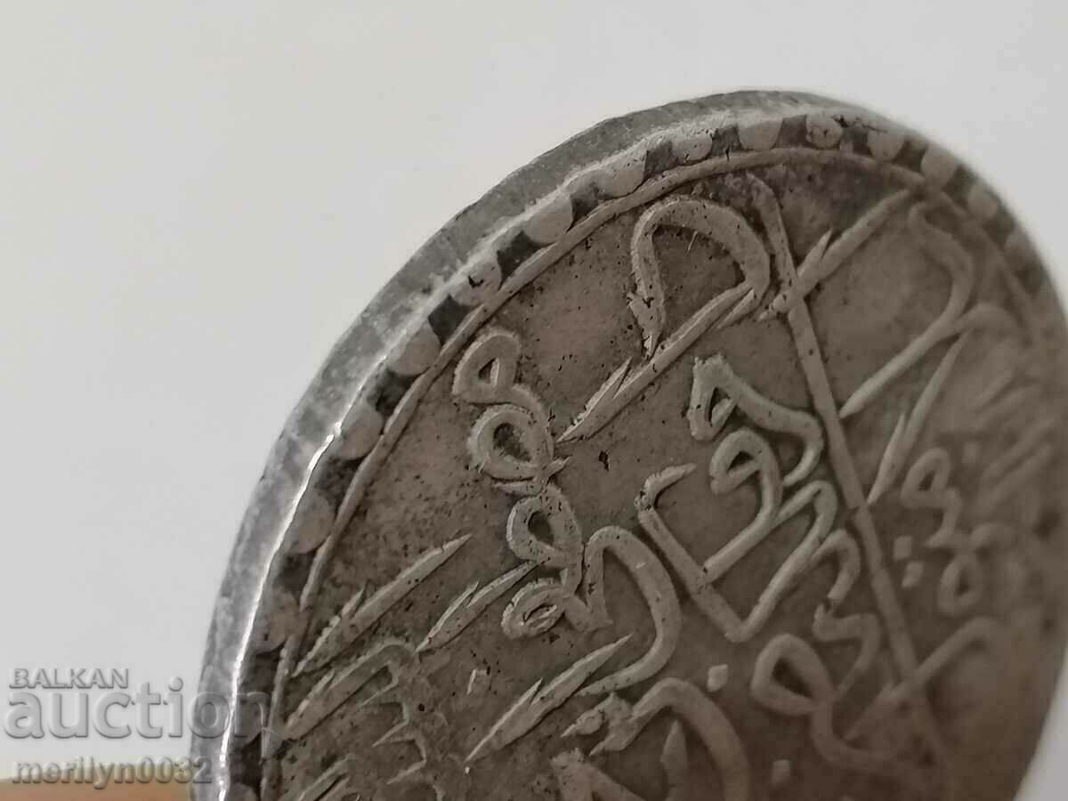 Delivery of Ottoman silver coin 465/1000 Mustafa 3rd 1171 Delivery of Ottoman silver coin 465/1000 Mustafa 3rd 1171
