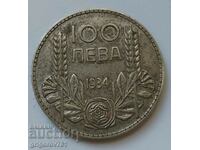 Ασήμι 100 λέβα Βουλγαρία 1934 - ασημένιο νόμισμα #23