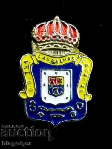 Παλιό σήμα ποδοσφαίρου-Λας Πάλμας-Κανάρια Νησιά-Μπουτονέλα με τιμή 12.00 BGN | € 6.14 Παλιό σήμα ποδοσφαίρου-Λας Πάλμας-Κανάρια Νησιά-Μπουτονέλα με τιμή 12.00 BGN | € 6.14