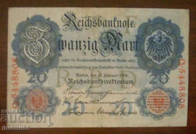 GERMANIA 20 MĂRCI 1914