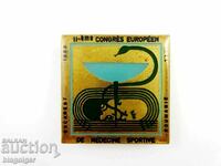 Second Congress of Sports Medicine-Europe-1969-Official badge