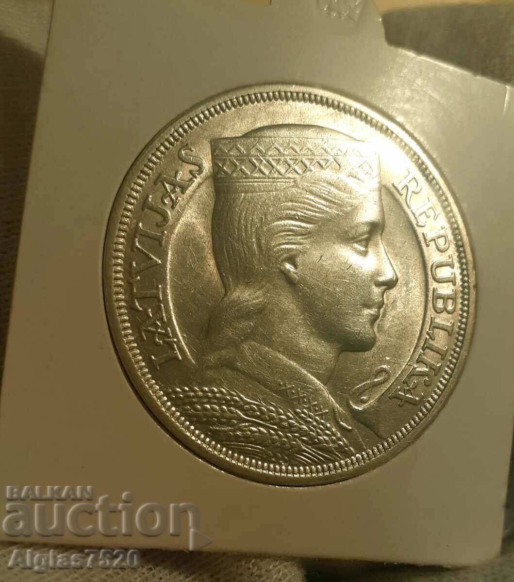 Delivery of 5 lats 1931/silver/Latvia/ UNC Delivery of 5 lats 1931/silver/Latvia/ UNC