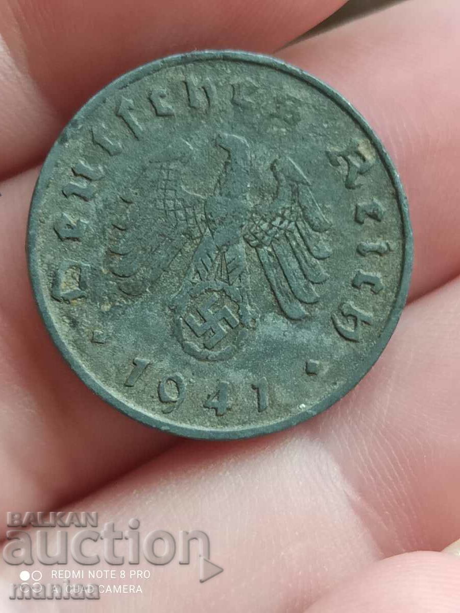 Παράδοση 10 Pfennig 1941 Τρίτο Ράιχ Παράδοση 10 Pfennig 1941 Τρίτο Ράιχ