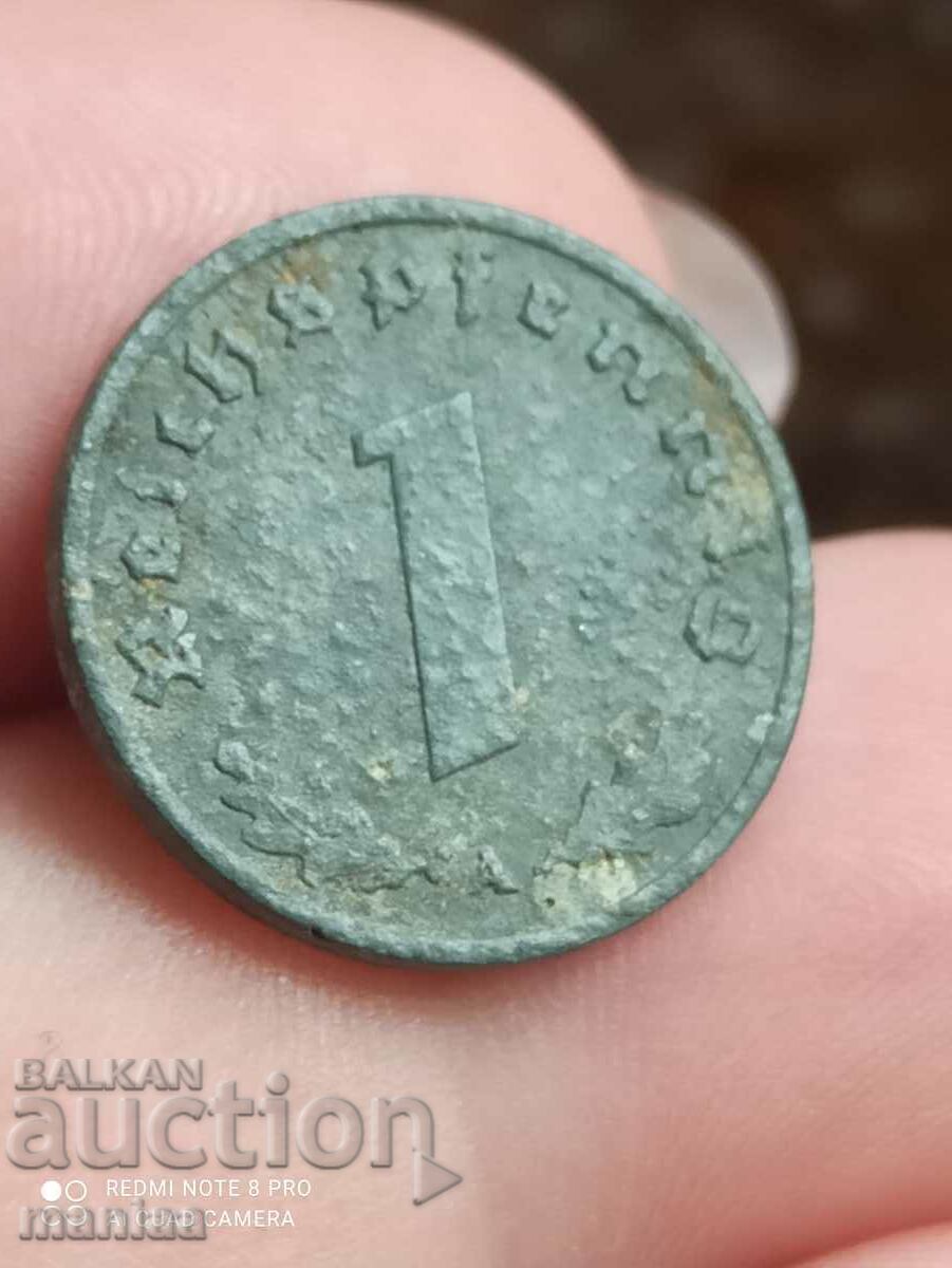 1 Pfennig 1942 Τρίτο Ράιχ με τιμή 4.99 BGN | € 2.55 1 Pfennig 1942 Τρίτο Ράιχ με τιμή 4.99 BGN | € 2.55
