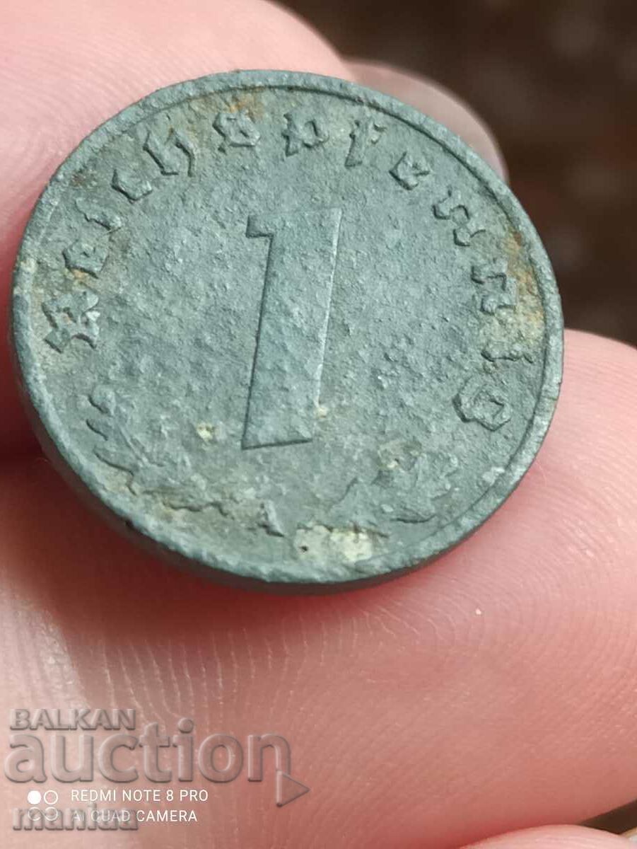 1 Pfennig 1942 Τρίτο Ράιχ 1 Pfennig 1942 Τρίτο Ράιχ