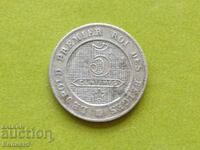 5 centimes 1861 Belgia