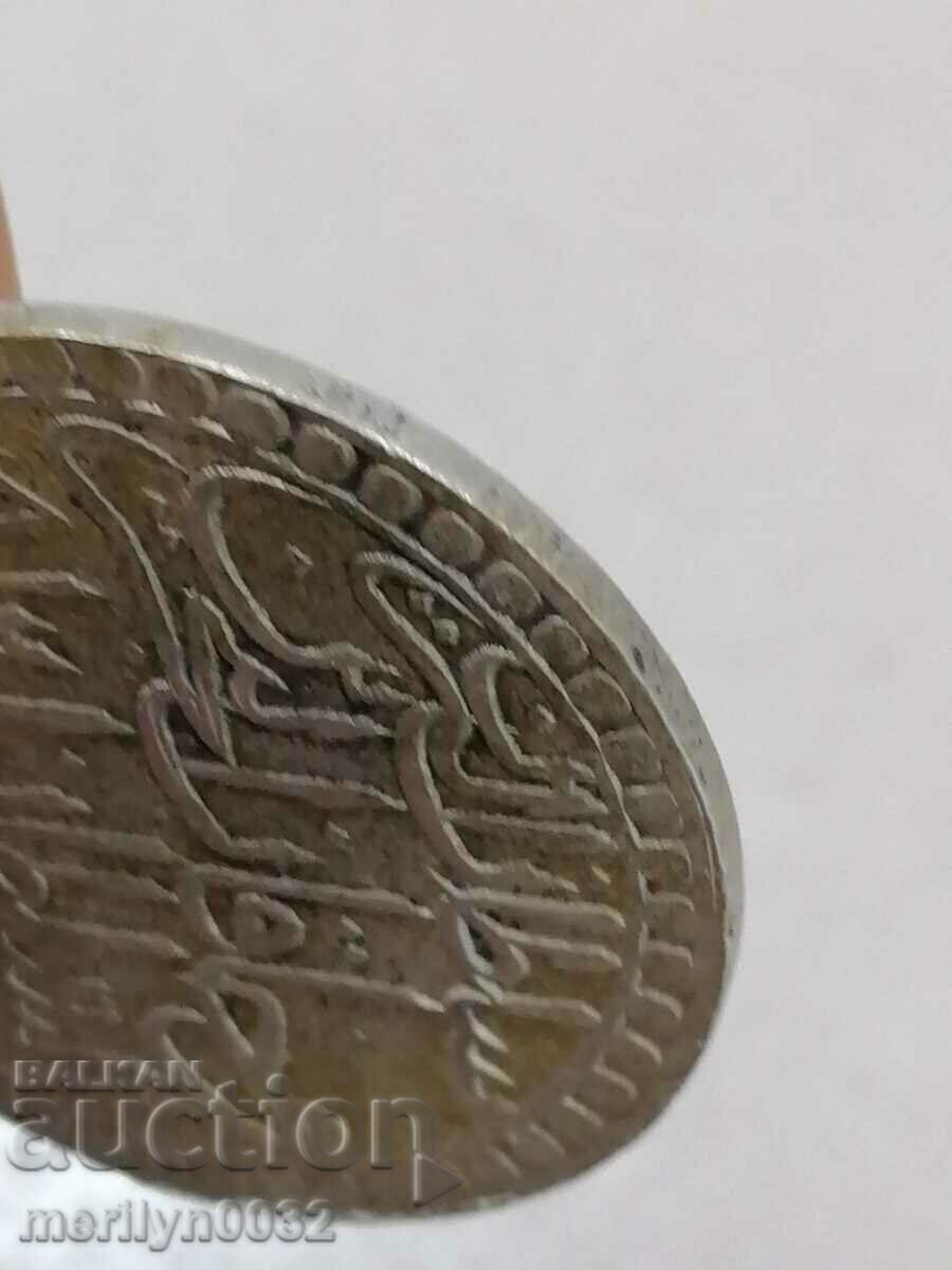 Moneda otomană de argint 465/1000 Mustafa al III-lea 1171 - 5 Moneda otomană de argint 465/1000 Mustafa al III-lea 1171 - 5