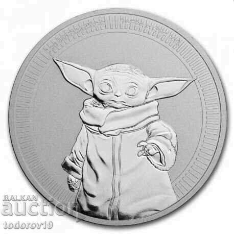 1 oz Silver Baby YODA - 2021 - ost. Niue