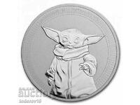 1 oz Silver Baby YODA - 2021 - ost. Niue