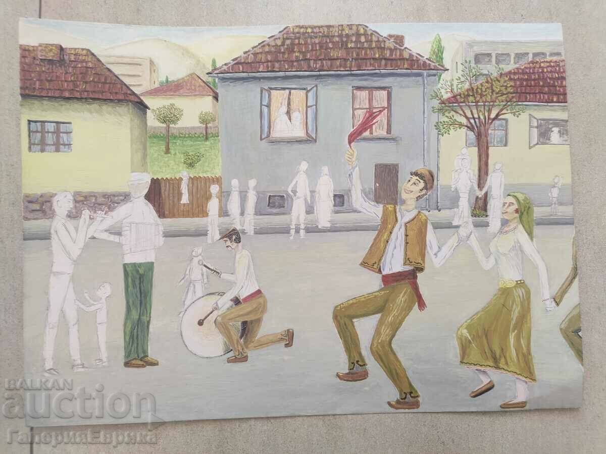 Майсторска картина с цена 9.00 лв. | € 4.60 Майсторска картина с цена 9.00 лв. | € 4.60