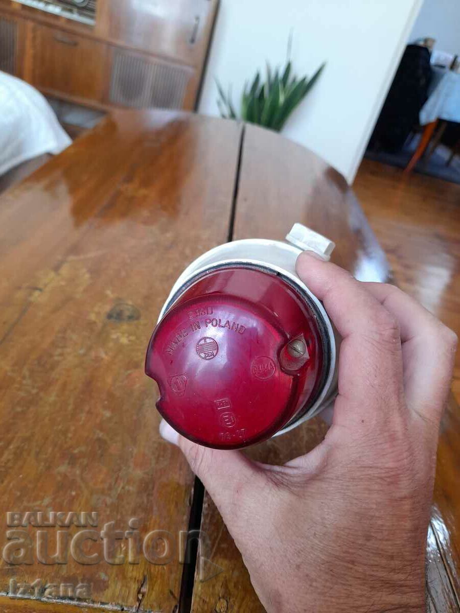 Auction Old fire alarm, alarm lamp Polon Auction Old fire alarm, alarm lamp Polon