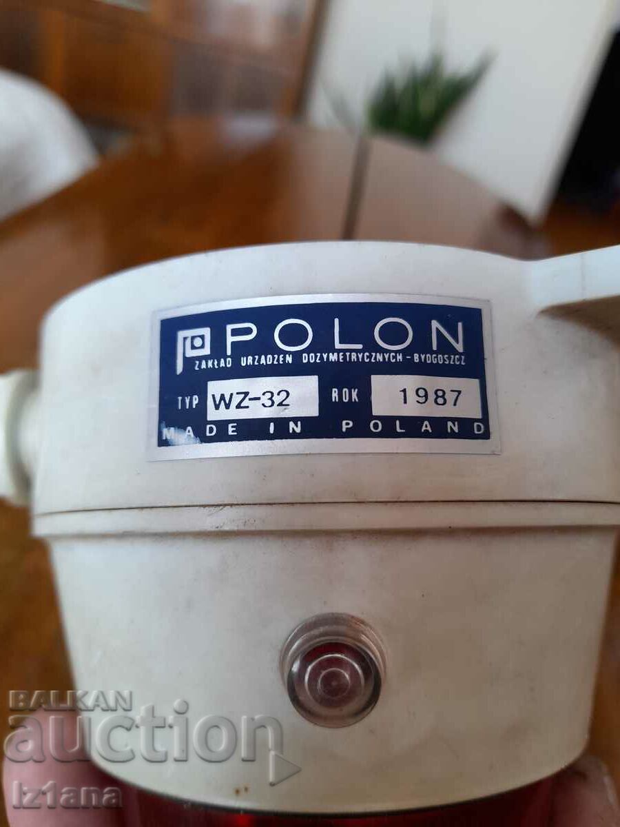 Old fire alarm, alarm lamp Polon - 5 Old fire alarm, alarm lamp Polon - 5
