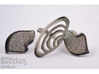 Interchangeable ring and earring set