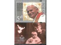 Ştampila curată Papa Ioan Paul al II-lea 2020 din Polonia