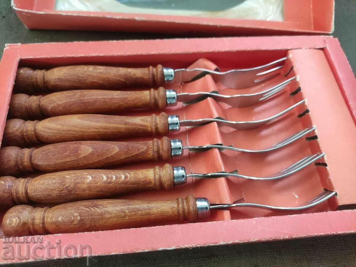 Auction set of forks "Petko Denev" Gabrovo Auction set of forks "Petko Denev" Gabrovo