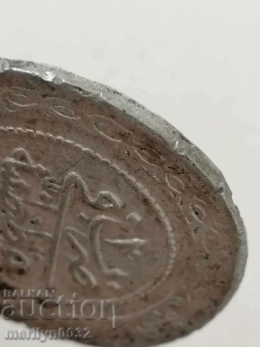 Ottoman silver coin 700/1000 Mahmud 2nd 1223/3 year - 6 Ottoman silver coin 700/1000 Mahmud 2nd 1223/3 year - 6