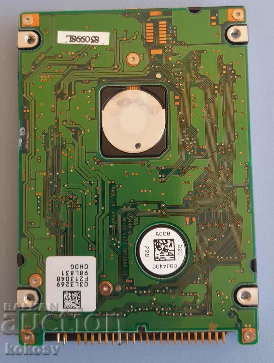 Ρετρό σκληρός δίσκος HDD IBM DYKA-23240 3,24 GB IDE 2,5" με τιμή 100.00 BGN | € 51.13 Ρετρό σκληρός δίσκος HDD IBM DYKA-23240 3,24 GB IDE 2,5" με τιμή 100.00 BGN | € 51.13