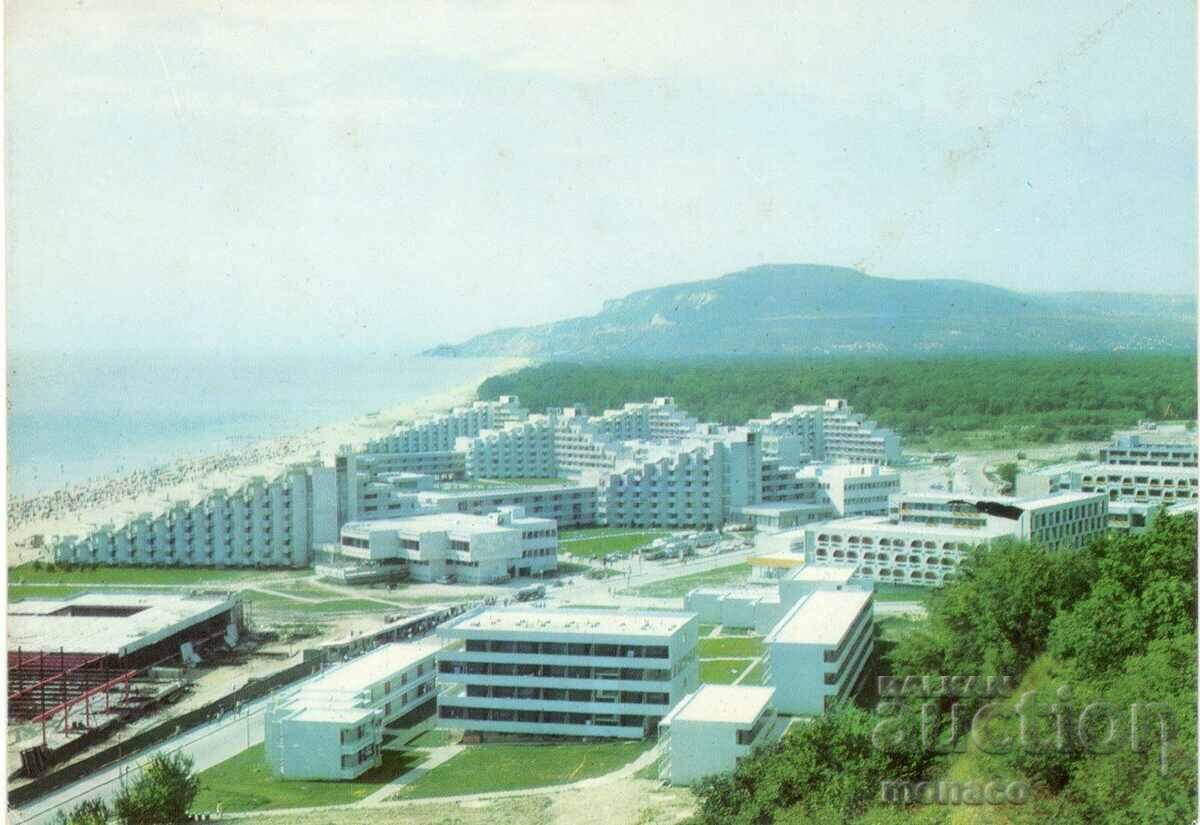 Old postcard - Albena, View