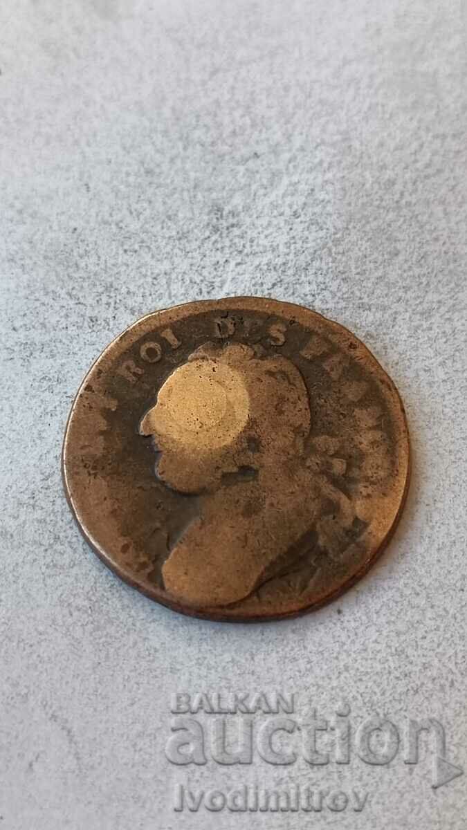 France 12 deniers 1791 with price 6.45 BGN | € 3.30 France 12 deniers 1791 with price 6.45 BGN | € 3.30