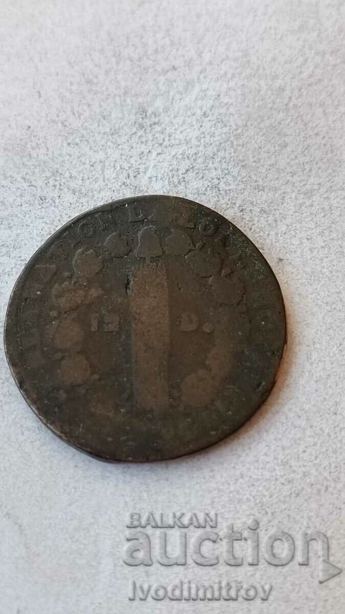 Franța 12 denari 1791