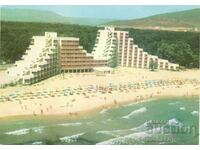 Παλιά καρτ ποστάλ - Albena, θέα στην παραλία