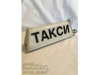 Old TAXI sign from Sotsa 70s