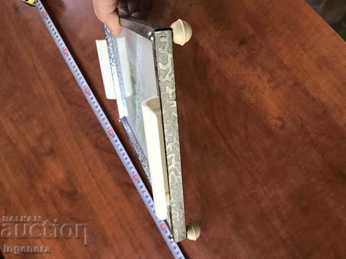 ΔΙΣΚΟΠΙΝΑΚΙ ΠΛΑΤΟ ΜΕΤΑΛΛΙΚΟ ΓΥΑΛΙ ΒΑΜΜΕΝΟ - 5 ΔΙΣΚΟΠΙΝΑΚΙ ΠΛΑΤΟ ΜΕΤΑΛΛΙΚΟ ΓΥΑΛΙ ΒΑΜΜΕΝΟ - 5