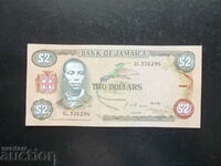 JAMAICA, 2 USD, 1992, UNC