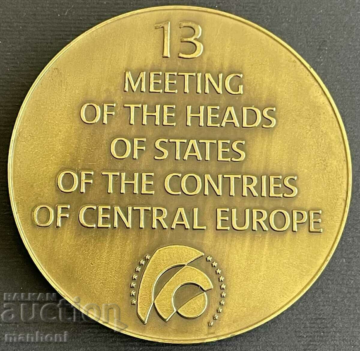 Δημοπρασία 5424 Πλακέτα Βουλγαρίας 13η συνάντηση των Προέδρων των χωρών Δημοπρασία 5424 Πλακέτα Βουλγαρίας 13η συνάντηση των Προέδρων των χωρών