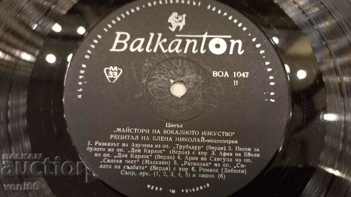 Auction  VOA 1047 - Elena Nikolay