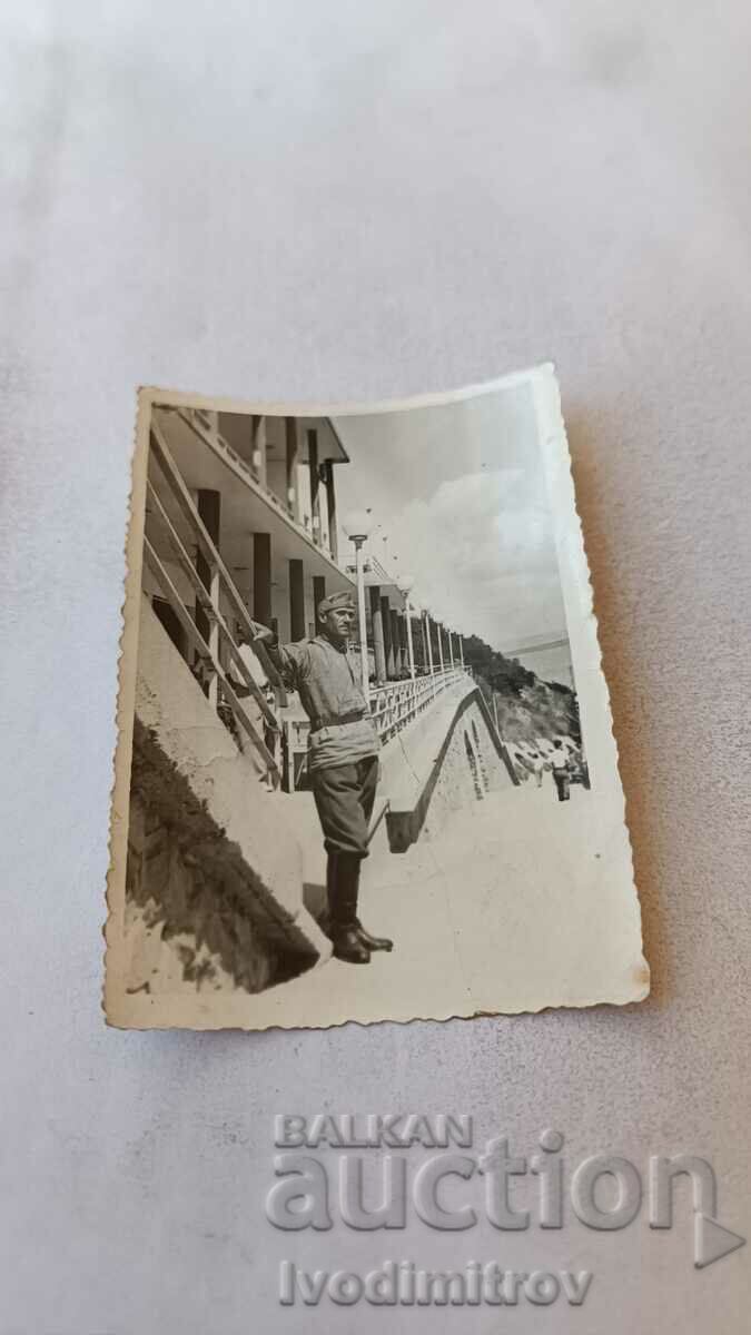 Photo Burgas Officer in Morska Gpadina 1939