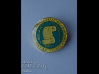 Badge: 25 years 133 school "A. S. Pushkin ”Sofia.