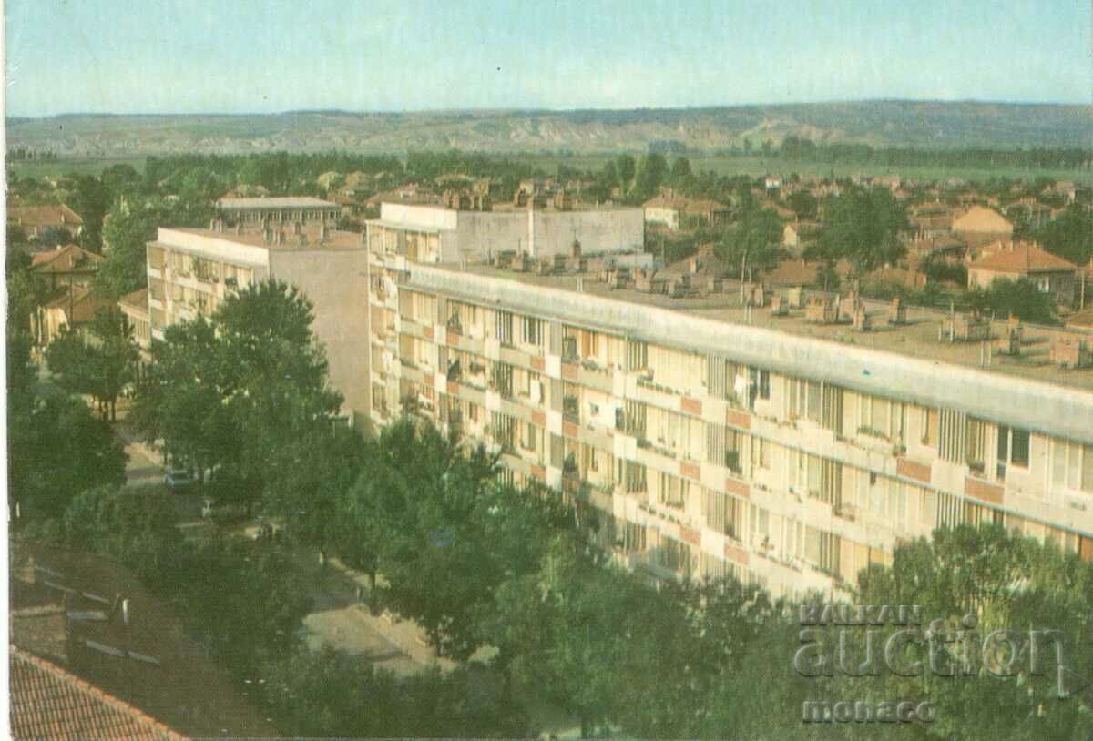 Old postcard - Levski, View