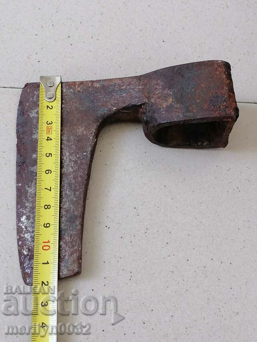 An old ax shaft tool wrought iron - 6 An old ax shaft tool wrought iron - 6