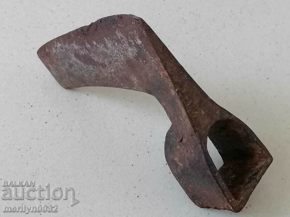 An old ax shaft tool wrought iron - 7 An old ax shaft tool wrought iron - 7