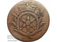 1 pfennig 1766 Mainz Γερμανίας χαλκός - σπάνιος