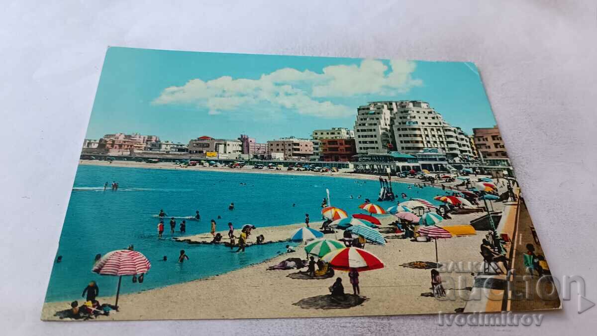 Postcard Alexandria Glymenopoulo Beach