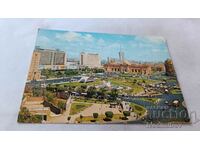 Carte poștală Cairo Midan El-Tahrir și Muzeul Egiptean