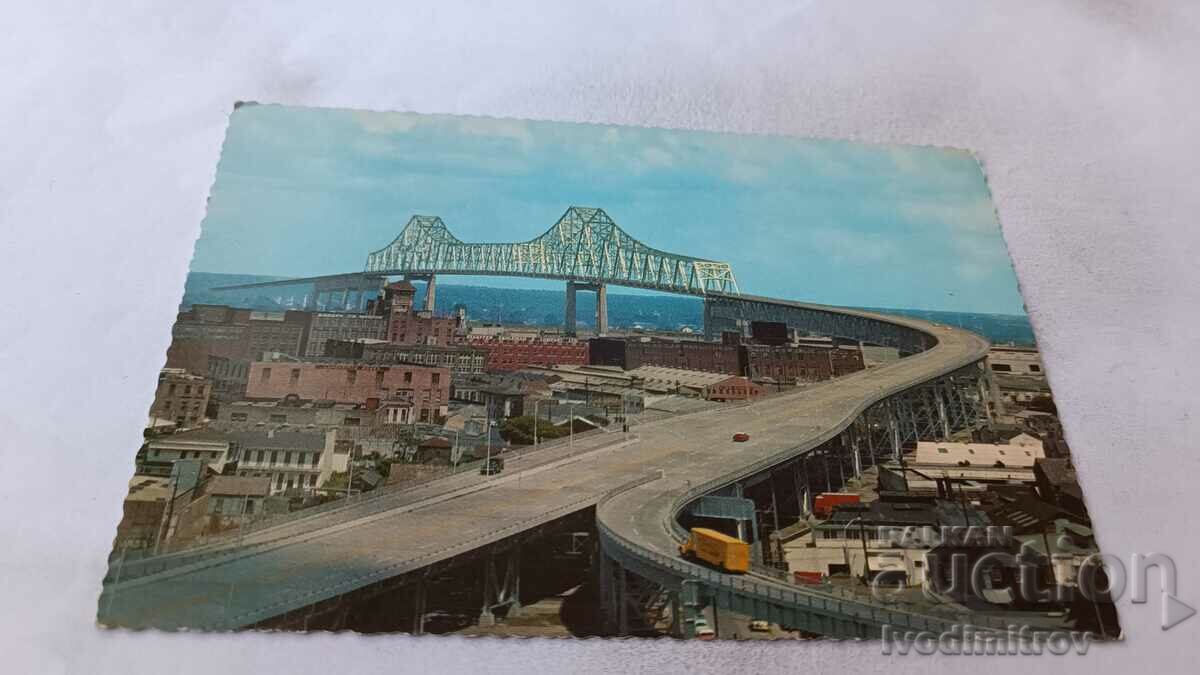 Cartea poștală The Greater New Orleans Bridge