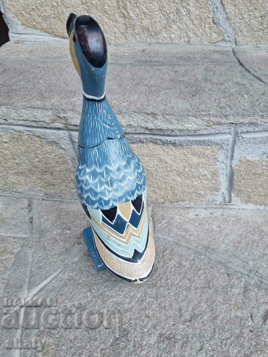 Auction Wooden clothes brush. A duck Auction Wooden clothes brush. A duck