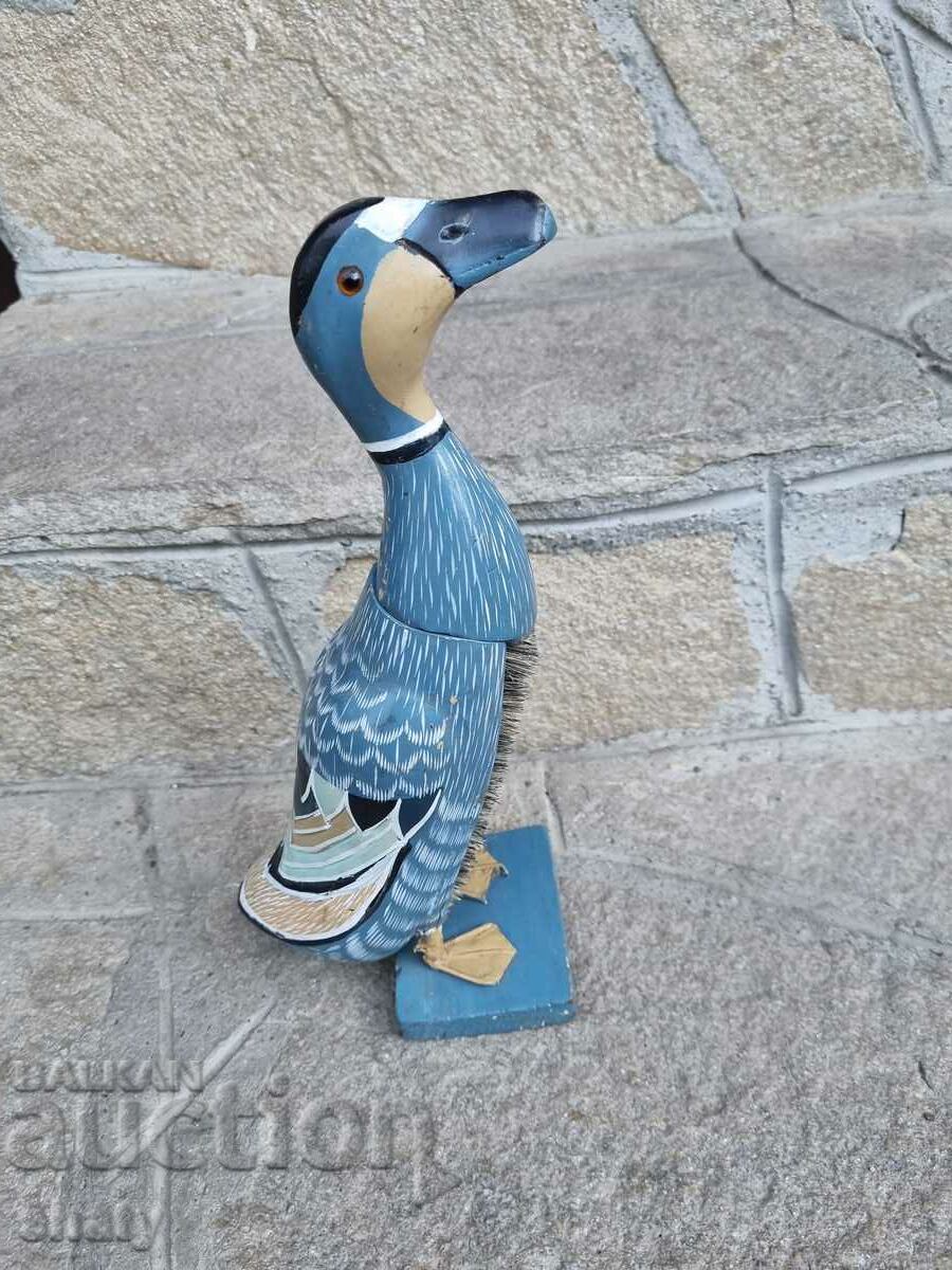Delivery of Wooden clothes brush. A duck Delivery of Wooden clothes brush. A duck